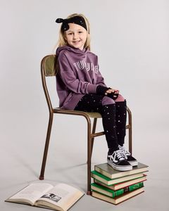 Lfoh Winter 25 Baby: Darcy Headband - 100% Merino Wool - Black Miniheart