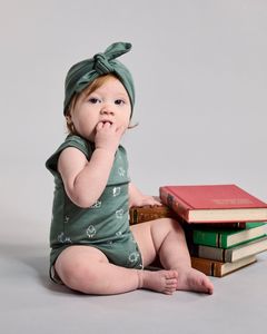 Lfoh Winter 25 Baby: Darcy Headband - 100% Merino Wool - Fern