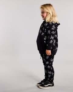 Lfoh Winter 25 Boys: Atlas Trackies - 100% Merino Wool - Black Monsters