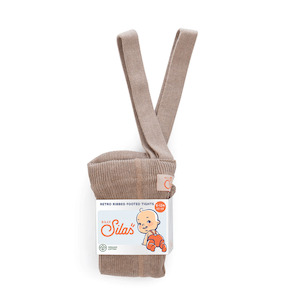 Silly Silas: Silly Silas Footed Tights - Peanut