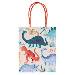 Dino Lover: Meri Meri Dinosaur Kingdom Party Bags - 8 Bags
