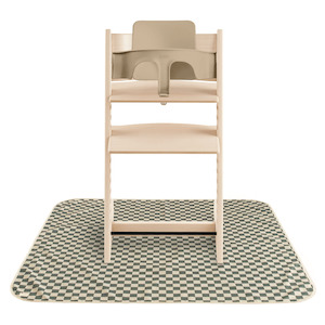 Mushie: Mushie Splat Mat - Olive Check