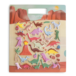 Mushie: Mushie Reusable Stickers - Dinosaur