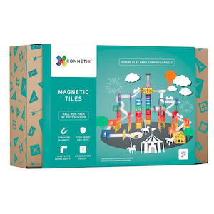 Rainbow Chaser: Connetix Ball Run 92 Pc