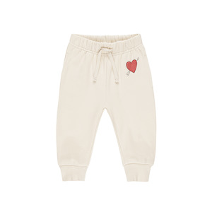Bottoms: Quincy Mae Relaxed Fleece Sweatpant - Cupid