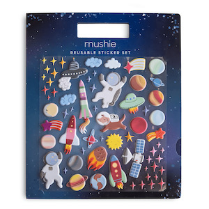 Mushie: Mushie Reusable Stickers - Space