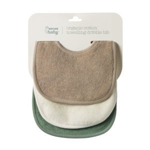 Nature Baby Dribble Bibs - 3 Pack