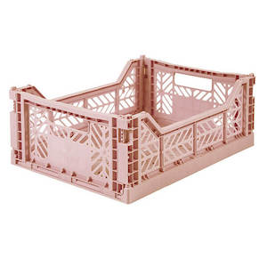 Nursery: AY-KASA Foldable Crate - Midi Milk Tea