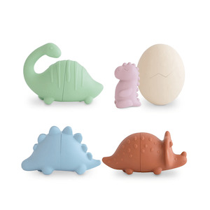 Mushie Dino Bath Play Set