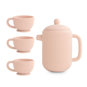Mushie Silicone Tea Play Set - Blush