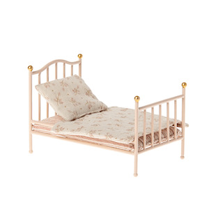 Maileg Mouse Vintage Bed - Rose