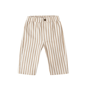 Bottoms: Quincy Mae Grayson Pant - Gold Pinstripe