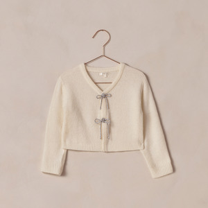 Dresses: NoraLee Bow Cardigan - Ivory