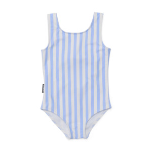 Crywolf Swimsuit - Sky Blue Stripe
