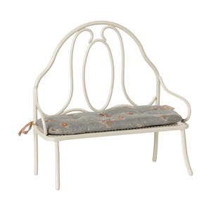 Maileg Vintage Bench Miniature - Off White