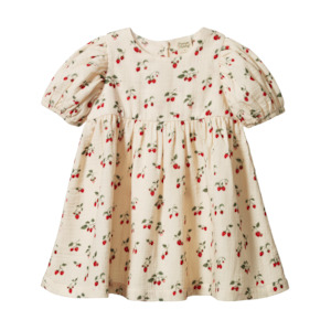 Nature Baby: Nature Baby Albertine Muslin Dress - Strawberry Blush