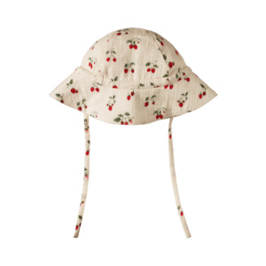Nature Baby Muslin Sunhat - Strawberry Blush