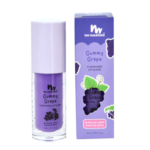 No Nasties Natural Lip Gloss Gummy Grape