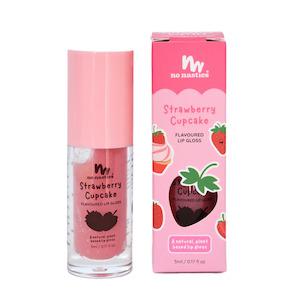 No Nasties Kids: No Nasties Natural Lip Gloss Strawberry Cupcake