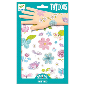 School Holiday Fun: Djeco Tattoos -Fair Flowers of the Field