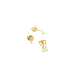 Gifts For Mum: Sophie Store Little Letter Stud - Gold SECOND