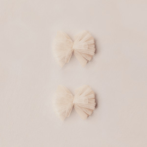 NoraLee Flutter Tulle Clips - Antique