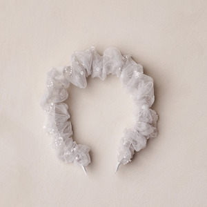 NoraLee Gathered Headband - Cloud