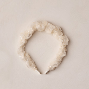 The Fairy Lover: NoraLee Gathered Headband - Antique