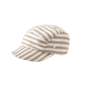 Hats Beanies: Quincy Mae Baby Cap - Gold Pinstripe