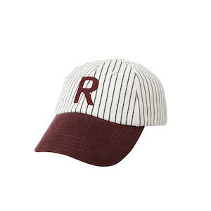 Hats Beanies: Rylee + Cru Baseball Hat - Navy Pinstripe