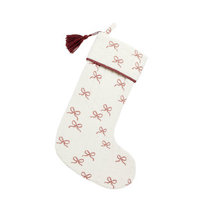 Babys First Christmas: Rylee + Cru Christmas Stocking - Ruby Bows