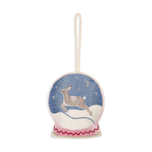 Avery Row Christmas Tree Decoration Single - Snowglobe