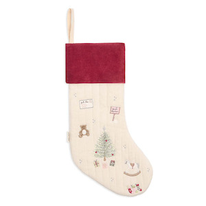 Babys First Christmas: Avery Row Christmas Stocking - Christmas Morning