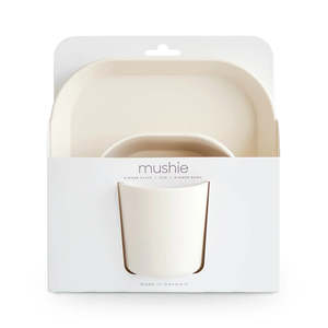 Mushie Dinnerware Set - Ivory