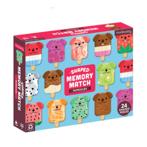 Holiday Fun: Mudpuppy Shaped Memory Match - Pupsicles