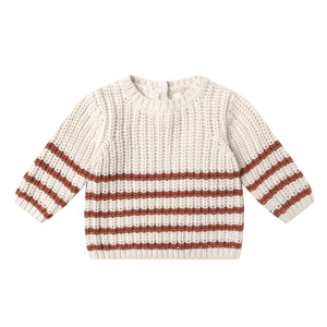Winter Warmers: Quincy Mae Rex Sweater - Cranberry