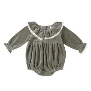 Quincy Mae Wendy Romper - Forest