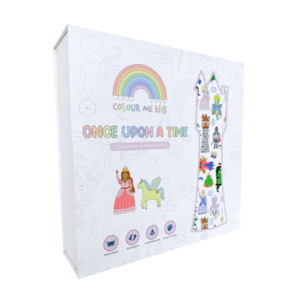 Reusable Colouring In Tablecloth Set - Once Upon A Time