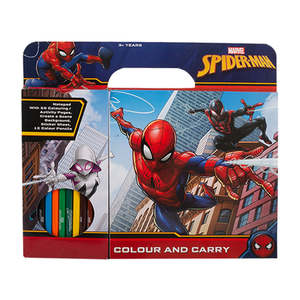 Spiderman Colour and Carry Activity Set
