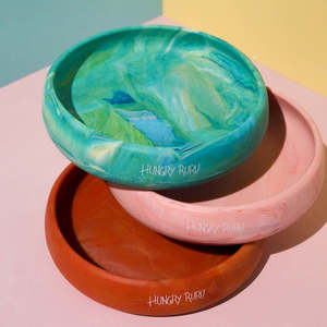 Hungry Ruru Watercolour Suction Plate