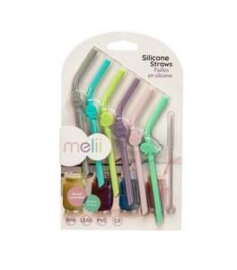 Melii Silicone Animal Straws
