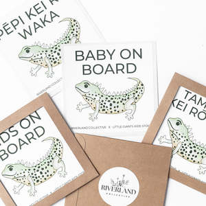 Riverland Collective: Riverland Collective X Little Giants Baby on Board Decals