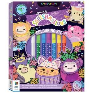 New: Hinkler Super Kaleidoscope Squishmallows Colour & Activity Kit