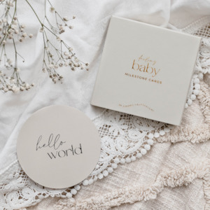 Darling Baby Milestone Cards