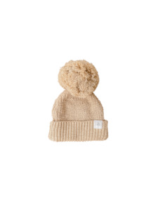 Baby: Wheat Beanie (3-12M) - Ziggy Lou
