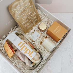 Personalised Gift Boxes And Crackers: Eternal Glow Sip and Slow down Box
