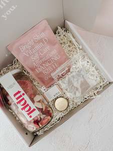 Personalised Gift Boxes And Crackers: Eternal Bloom Sip and Slow down Box
