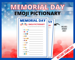 4th July: Memorial Day Emoji Game