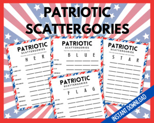 4th July: Patriotic Scattergories