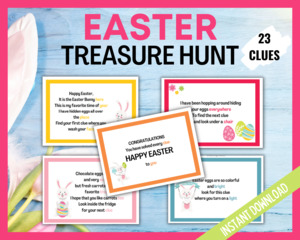 Indoor Easter Treasure Hunt